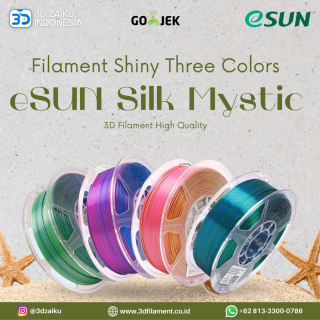 eSUN Silk Mystic 3D Filament Shiny Three Colors 3D Print Neat Winding - CLEARANCE STOCK